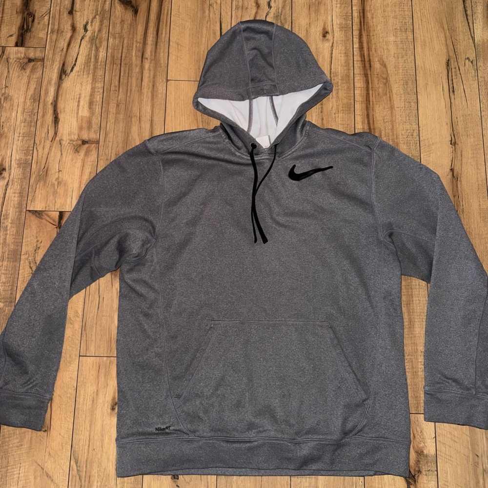 Gray Nike sweatshirt